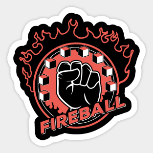 D&D Spell Fireball Sticker